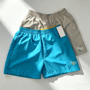 2026Custom Wholesale Beachwear for Men Quick Dry Swimming Anti-static Beach Shorts Summer Solid Drawstring Men's Swimwear Shorts