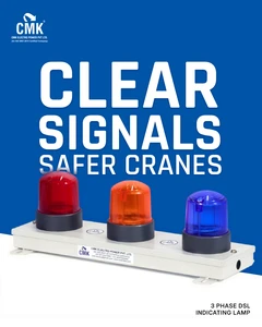DSL Indicating Lamp EOT Crane Busbar Line 380V Industrial Overhead Crane Accessory CMK Easy View Aluminum Plastic IP67 Blue