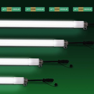 IP65 Waterproof 20W 5ft 5000K Daylight LED Refrigerated Display Lighting ETL/FCC Certification 2400LM for Cooler Refrigerator