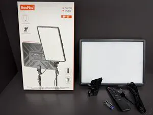 NP-17 Large Flat Lighting Camera Lamp - Square Large Screen Live Broadcasting Lamp - Soft Lighting Lamp