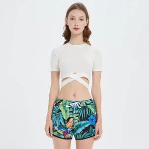 Men Women Digital Sublimation Printed Quick-Dry Beachwear Bottom Pants Trunk Board Swimsuit Surf Shorts