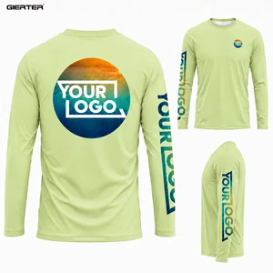 Custom Logo Fishing Shirt Wholesale Blank Men Women Long Sleeve UPF 50 UV Protection Fishing Apparel OEM Factory