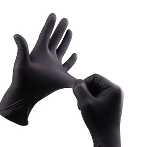 XINGYU Colorful Heavy Duty Disposable Powder Free Nitrile Gloves Food Prep Black Nitrile Protective Gloves Nitrile Gloves