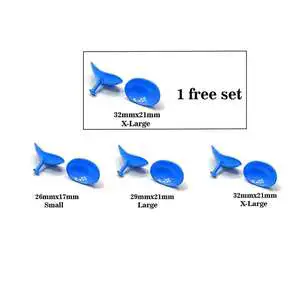 Corneal Eye Shield Electro Coated Stainless Steel Surgical Grade Laser Eye Protector Set 6 Pcs High Quality Ophthalmic