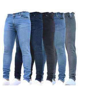 Classic Casual Slim Fit Elastic and Fashionable Men's Denim Pants Random Shipment of Styles for Men's Denim Pants