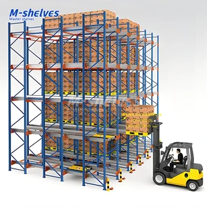 Automated Heavy Duty Corrosion Protected Cold Storage Racking System Freezer Warehouse Storage Solution