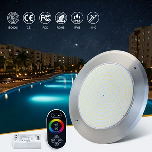 Factory Wholesale12V RGB IP68 Waterproof LED Colorful Underwater Lighting Swimming Pool Light with for Swimming Pool and Sap