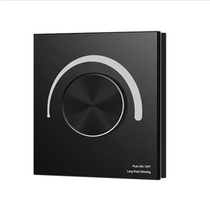 TL-K(WZ) AC100-240V 3A Rotary Glass Panel WiFi 0/1-10V Dimmer Tuya/Voice Control 1Ch Triac Signal ROHS Certified 5-Year