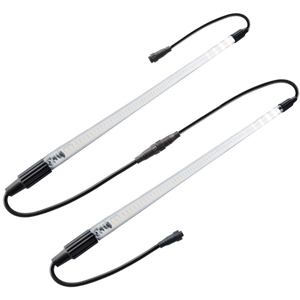 ONN 3/4/5/6 Ft IP65 Rated PC LED Cooler Lights Cabinets Freezers Fresh Meat Lighting AC/DC Compatible 6000K Daylight 25000 Hours