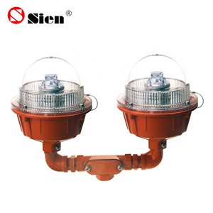 Low Intensity Dual Obstacle Light Twin Aviation Light for Tower Building Dual Aviation Lamp