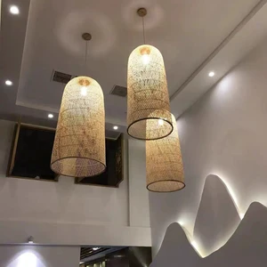 Super Large Size Bamboo Chandelier Pendant Light for Shopping Mall Lobby Decoration