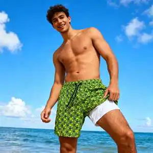 Brief Surf Swim Pants Trunks ShortBest Sale Summer Floral Men's Customized Adults Men Solid Sublimation Printed Swimwear Boxer