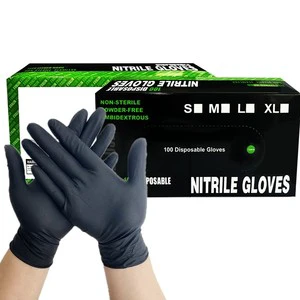8 Mil Diamond Texture Industrial Hotel Clean Heavy Duty Mechanic Automotive Safety Work Custom Disposable Nitrile Glove Gloves