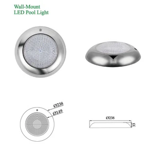 Swimming Pool Underwater LED Light with Remote Control Color Changing 12V Swimming Pool Bottom Wall Landscape Light