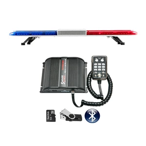 1.2M Ambulance Emergency Led Lights Cop Warning Lightbar MP3 Function Green Led Warning Strobe Light