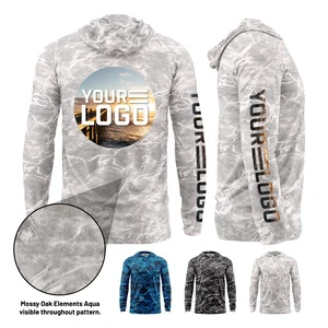 Wholesale Breathable Lightweight Fishing Suit Quick Dry Uv Fishing Shirts Printed Custom Fishing Wear Hoodie With Mask