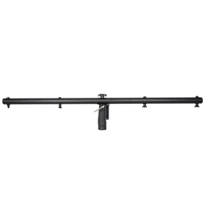 CNBear T-Bar-2 122cm 38mm Diameter Flexible Dj Lighting T-Bar Extension with Metal Adapter Can Hold up to 4 Lights
