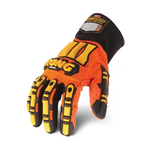 Impact-Resistant Anti-Cut Nitrile Frosted Gloves HPPE Yarn Construction Protective Gear Tpr Impact Gloves