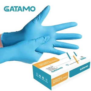 F004 Powder-Free Disposable Nitrile Exam Gloves Safety Gloves