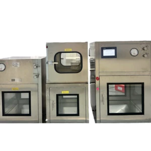 Laboratory Clean Room High-Efficiency Hepa Filter Stainless Electric Interlock Cleanroom Static Pass Box