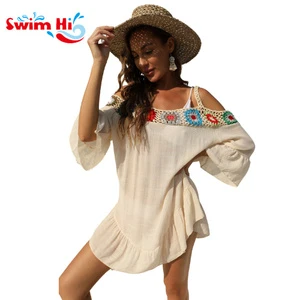 Tassel Beach Cover up Dress Sexy Long Bikinis Cover Ups Swim Cover up Robe Plage Beachwear