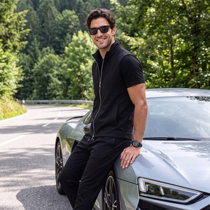Tracksuit Mens Casual Herren Outfit Set Mit Mercerized Cotton T-Shirt Combination Custom 3 Piece Vest Sets Mens