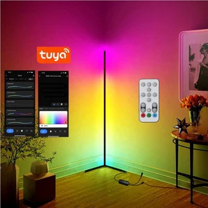Dimmable Floor Lamp Modern RGB Modern Music Rhythm Light LED Floor Standing Lamp Corner Light