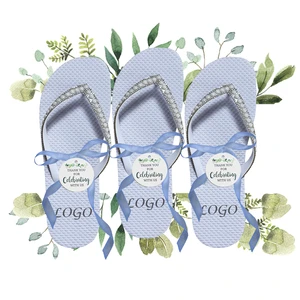 Women's Thong Sandals Wedding Flip Flops for Guests Bride Bridesmaid White Dancing Summer Lightweight