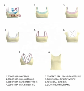 Women Custom OEM Wholesale Yellow Contrast Trim Yoga Set Bra Leggings Shorts Fitness Activewear
