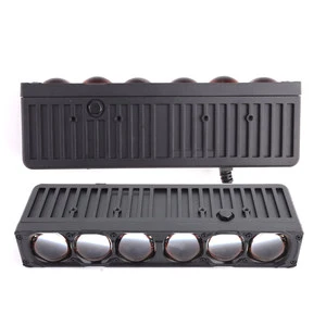 6 Lens Matrix Car Grille Lights 150W 6500K External Auxiliary Waterproof Car Grille Light
