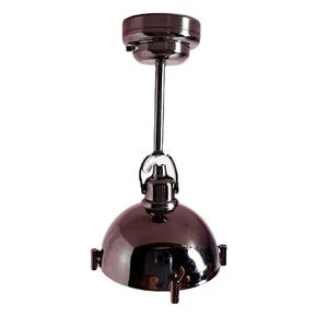 1:12 Dollhouse Dollhouse Mini Model Miniature Can Be Bright LED Black Chandelier Ceiling Lamp Can Be Turned