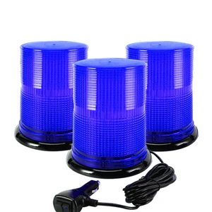 12V 24V Ambulance Emergency Blue Rotating Flashing Warning Strobe Light Led Beacon Light