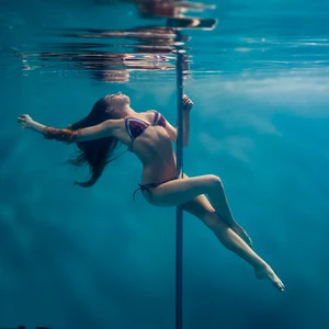 Aqua Dance Pole Swimming Pool Underwater Fitness Pole