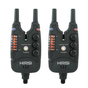 Hirisi Carp Fishing Bite Alarms With LED Light, Adjustable Volume, Tone, Sensitivity Fishing Bite Indicators B150