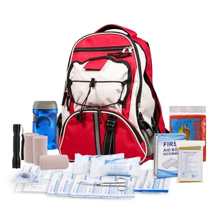ORI-POWER Portable 72H Disaster Backpack First Aid Kit Flashlight Rain Poncho Camping Emergency Pack Outdoor Kit