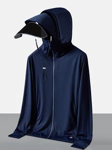 UPF50+ Anti UV Skin-Safe Sun Protective Jacket Coat Outdoor Polyester Clothing Sun-Protective Clothing
