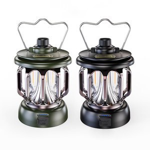 TAIKOO Outdoor Tent Light Rechargeable Camping Light With Dual Charging USB