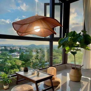 China Wholesale Bamboo Hanging Lamp Plug-In Home Garden Elegant Light Decoration Gift Crafts Featuring Lantern Decor Gifts