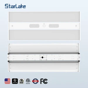 HiBay Light 2ft 4ft 5000K SMD2835 High Bay Lights 165W/300W Adjustable IP65 Warehouse Lighting with DLC for ETL 5-Year Warranty
