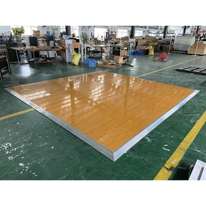 Portable Dance Floor Removable Walnute Dance Floor for Events
