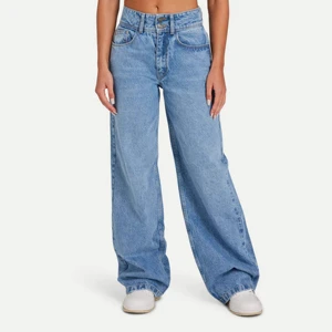 2026 Denim Jeans for Women Ladies' Loose Pants-Dark Wash Straight Breathable Style for Autumn Winter Seasons Breathable