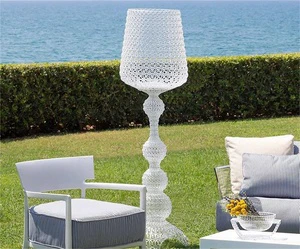 Modern Luxury Floor Lamp Advanced Hollow Cup Design LED Light Source Remote Control for Living Room Villa Bedroom Hotel Decor