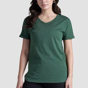 Casual Short Sleeve Women's T Shirts Slim Fit Solid Color High Quality Women's T-Shirts In Top Quality Material Customized Oem