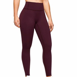 Women's Custom Design Breathable Yoga Leggings High Waist Ankle-Length Spandex/Nylon Eco-Friendly Tummy Control Quick Dry Black