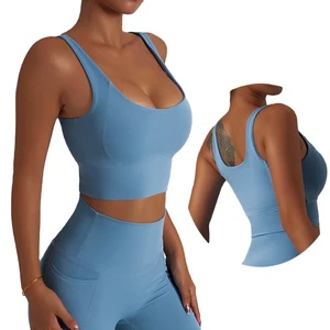 Best Selling Women's Yoga Sports Bra High Impact Support Sports Yoga Gym Fitness Bra Wholesale