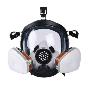 Gas Mask Protection Full Face Rubber Plastic Spray Paint Pesticide Welding Fire Chemical Industry Dust Cross Anti-Fog Gas Masks