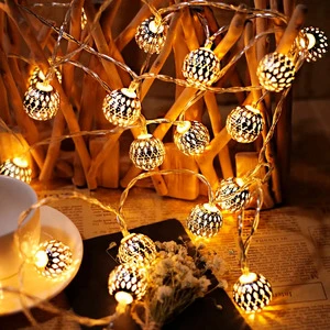 Christmas LED String Lights Decorative Party Lights 3 Meters-Soft Warm White Indoor Use Hanging