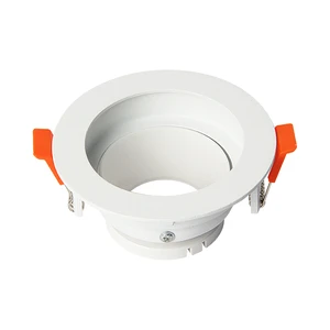 Modern Design MR16 COB LED Ceiling Spot Light Housing Round Square Downlight With 90mm Cut Out Aluminum Lamp Body