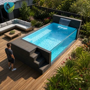 Custom Large Garden Backyard Pool for Adults Villa Hotel Resort Easy Install Outdoor Swimming Pool
