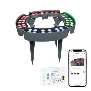 Gouly Customized Modern 24V Low Voltage Palm Tree Up Light Ring Led Hug Tree Light Led Spot Lawn Light